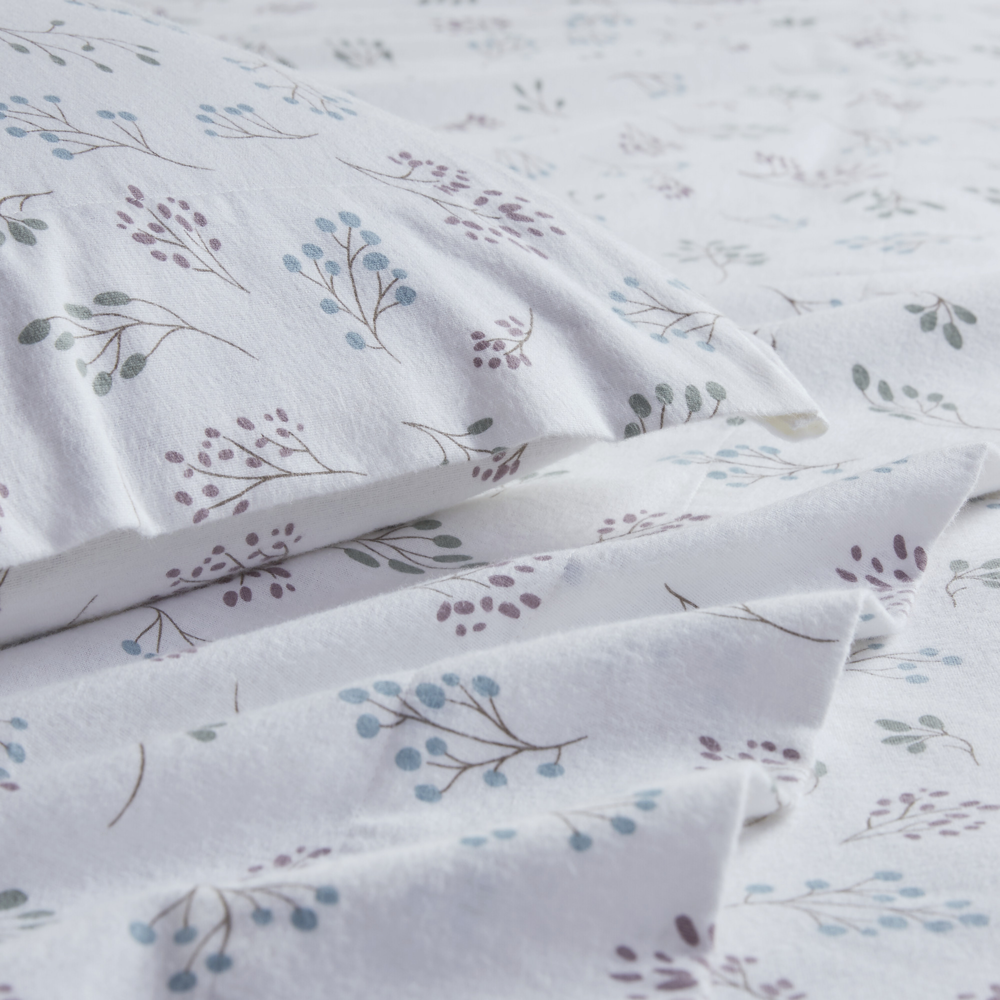 Cozy Cotton Flannel Printed Sheet Set