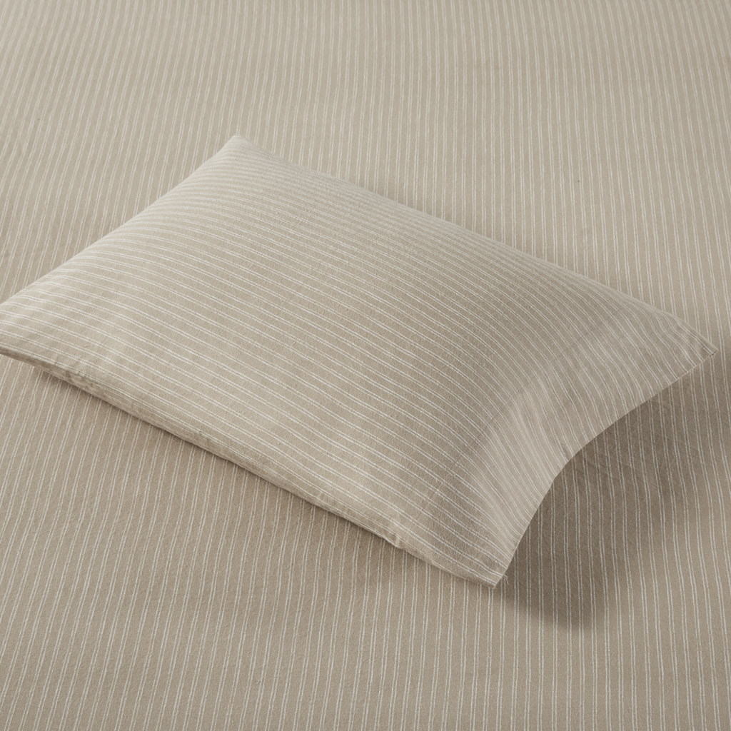 Oversized Cotton Flannel 4 Piece Sheet Set