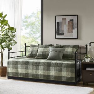 Ridge 6 Piece Reversible Plaid Daybed Cover Set from Madison Park in  Grey. Ridge 6 Piece Reversible Plaid Daybed Cover Set from Madison Park in  Grey. Ridge 6 Piece Reversible Plaid Daybed Cover Set from Madison Park in  Grey. Ridge 6 Piece Reversible Plaid Daybed Cover Set from Madison Park in  Grey. Ridge 6 Piece Reversible Plaid Daybed Cover Set from Madison Park in  Grey.