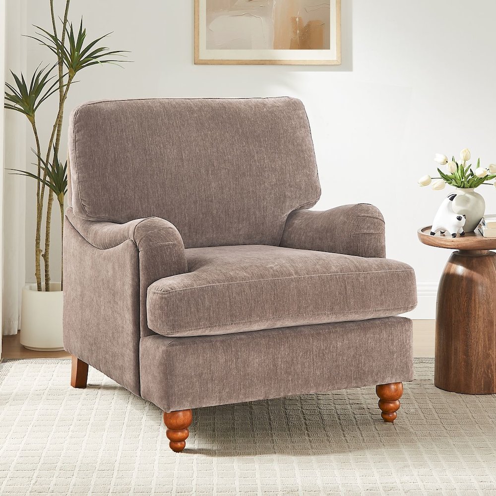 Clarendon Arm Chair – Heathered Cocoa
