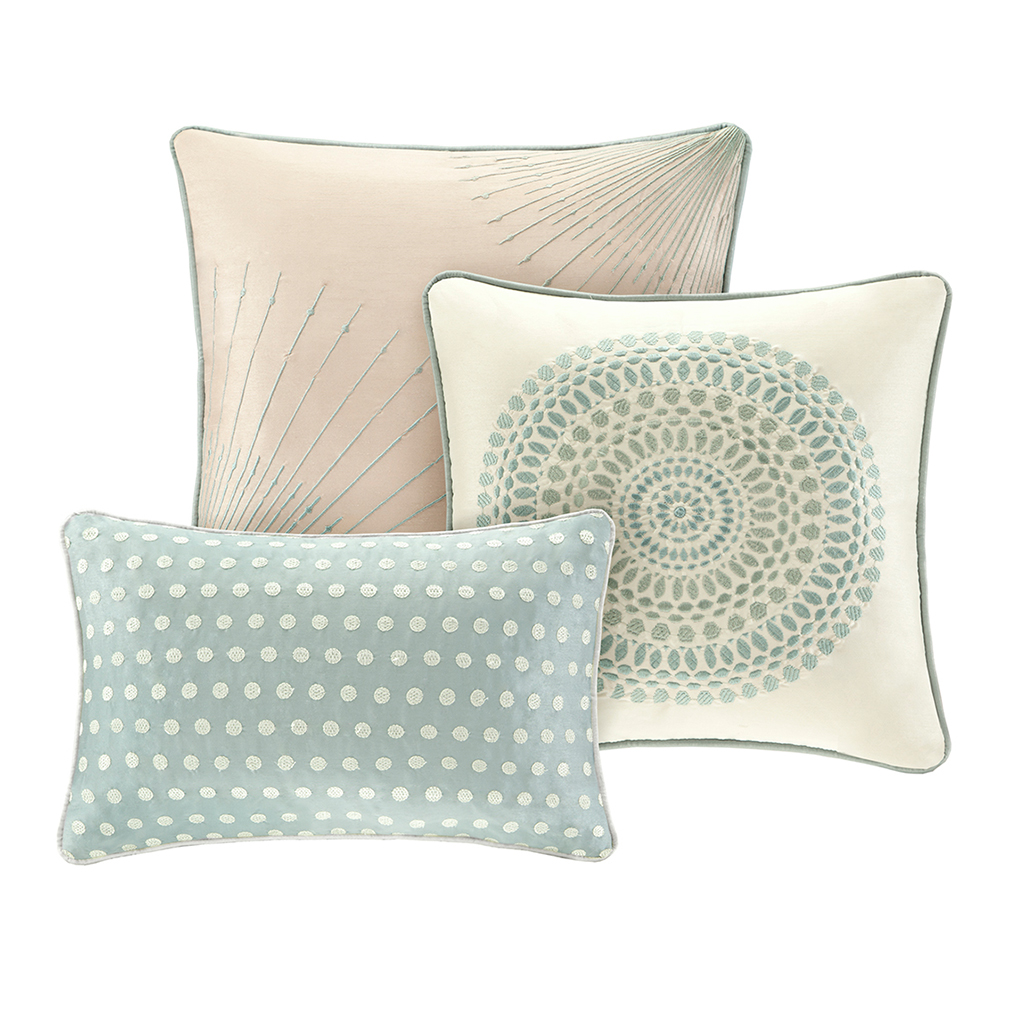 Baxter 7 Piece Jaquard Comforter Set