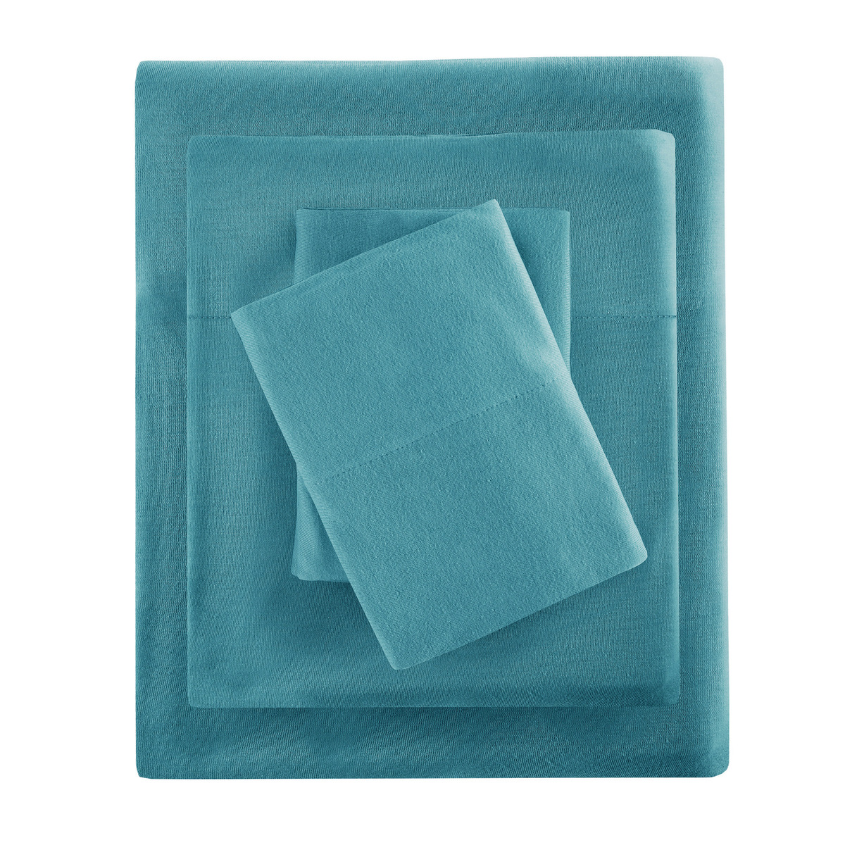 Cotton Blend Jersey Knit All Season Sheet Set