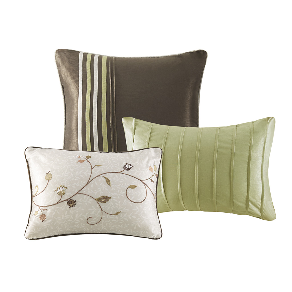 Serene Embroidered 7 Piece Comforter Set