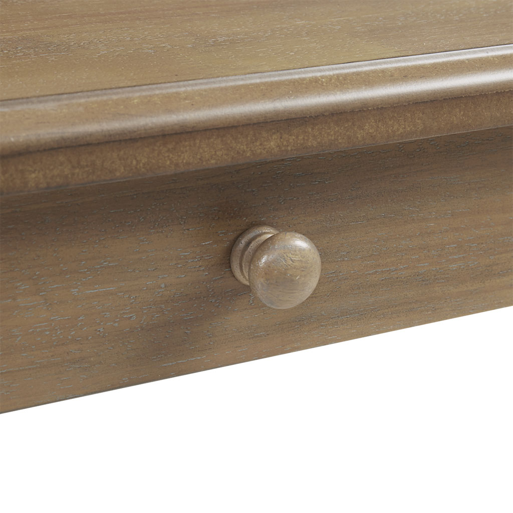 Tabitha Solid Wood Desk with 1 Drawer and turned legs