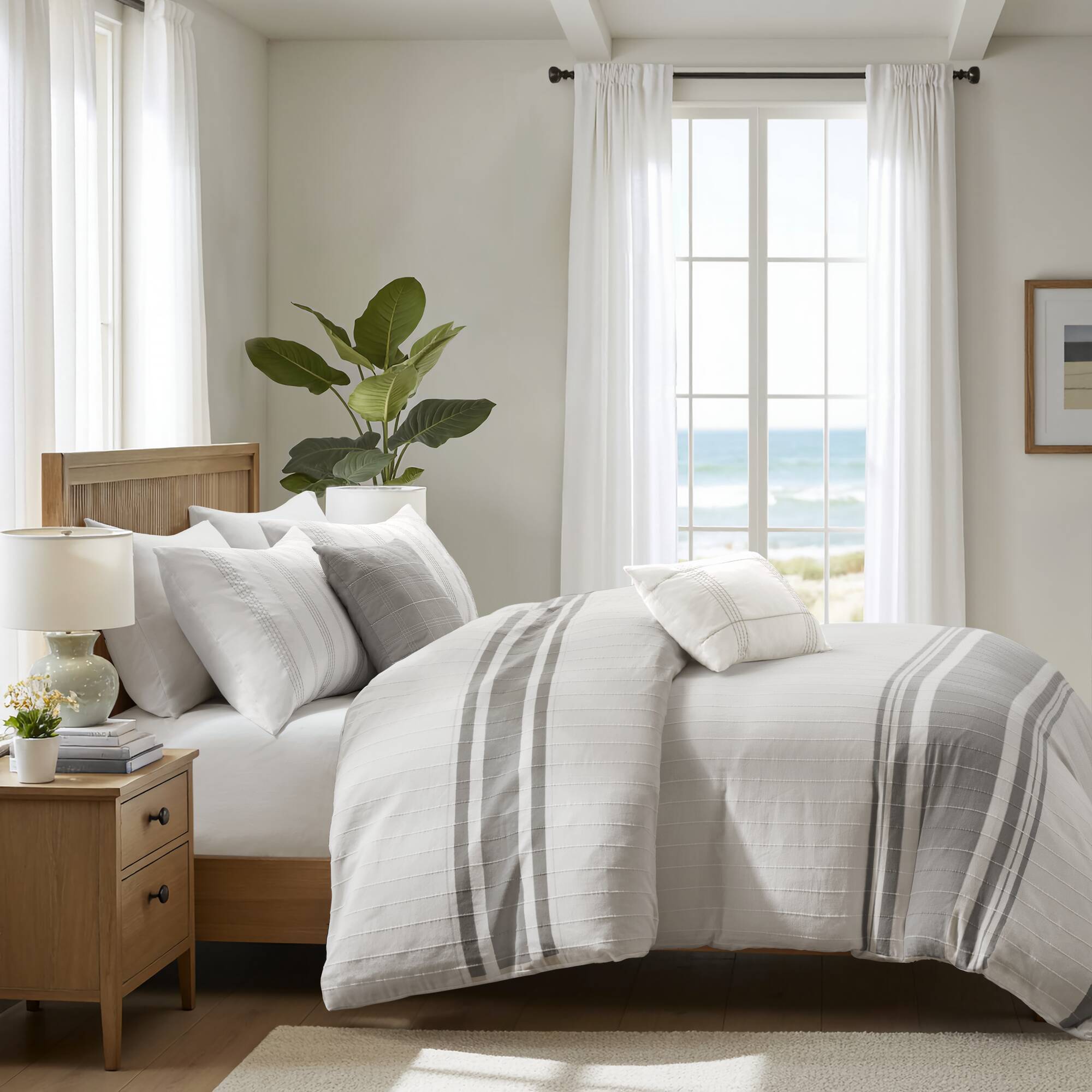 Morgan 5 Piece Cotton Jaquard Duvet Set