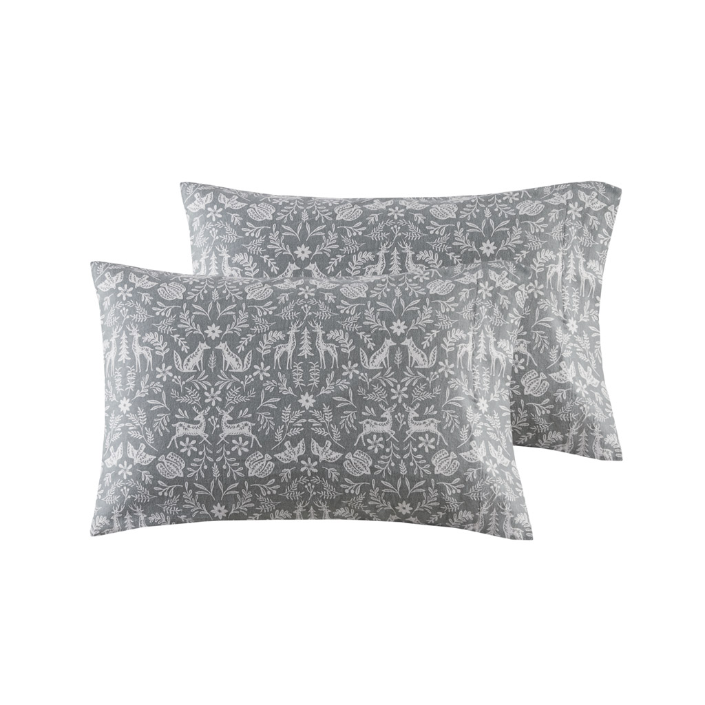 Oversized Cotton Flannel 4 Piece Sheet Set