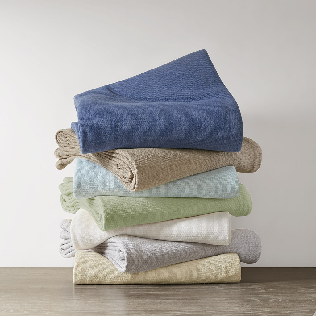 Freshspun Basketweave Cotton Blanket