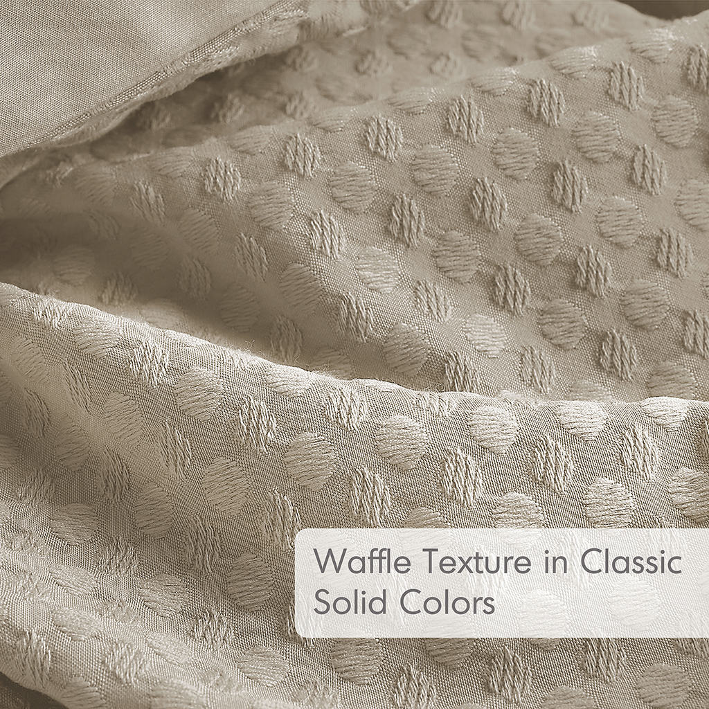 Mina Weave Textured Duvet Cover Set