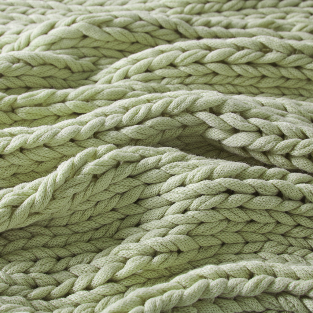 Chunky Double Knit Handmade Throw Blanket