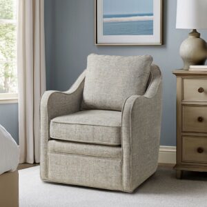 Brianne Upholstered Swivel Curved Armchair from Madison Park in  Grey Multi. Brianne Upholstered Swivel Curved Armchair from Madison Park in  Grey Multi. Brianne Upholstered Swivel Curved Armchair from Madison Park in  Grey Multi. Brianne Upholstered Swivel Curved Armchair from Madison Park in  Grey Multi. Brianne Upholstered Swivel Curved Armchair from Madison Park in  Grey Multi.