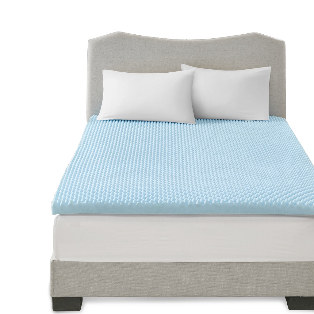 3″ Gel Memory Foam All Season Reversible Cooling Mattress Topper