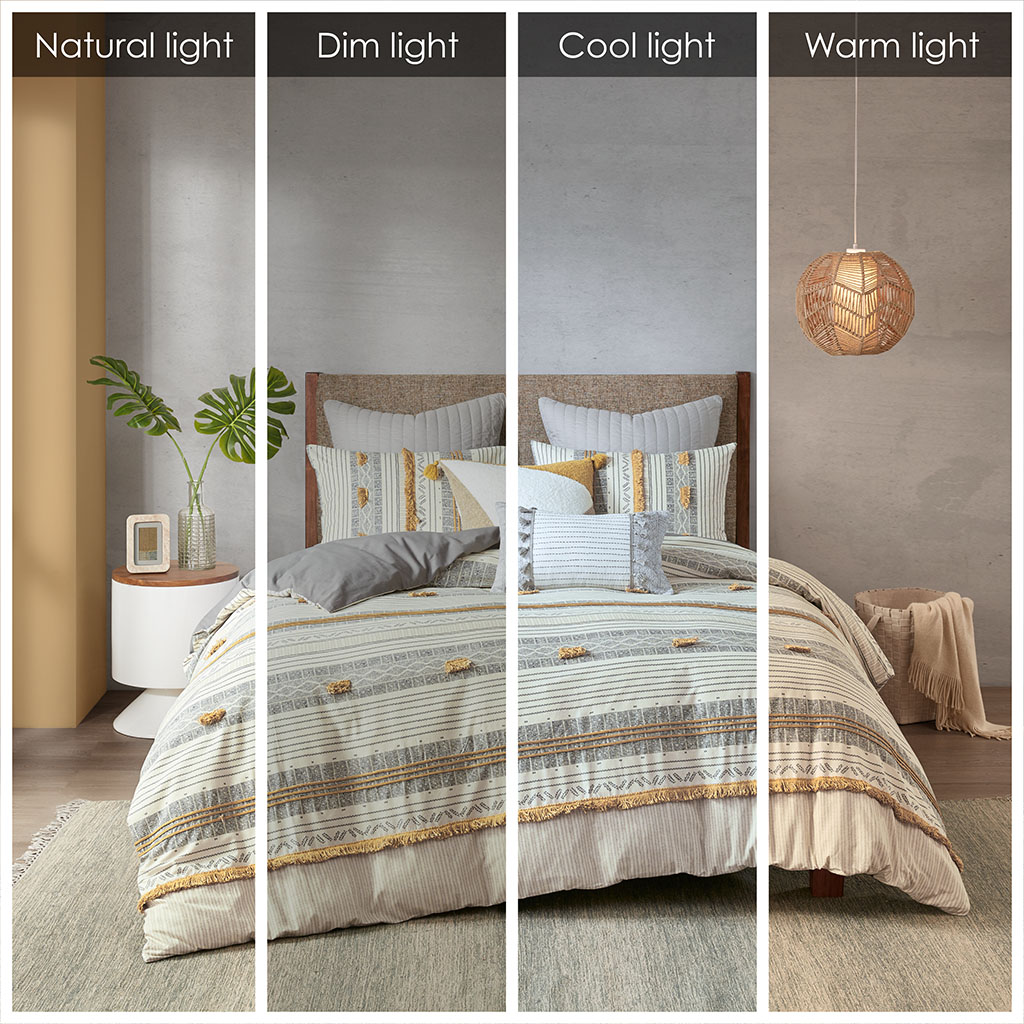 Cody 3 Piece Cotton Duvet Cover Set
