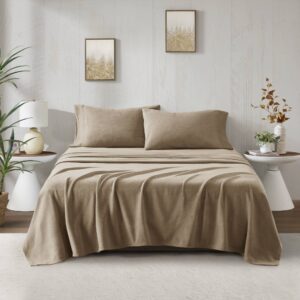 Micro Fleece Sheet Set from True North by Sleep Philosophy in  Brown. Micro Fleece Sheet Set from True North by Sleep Philosophy in  Brown. Micro Fleece Sheet Set from True North by Sleep Philosophy in  Brown. Micro Fleece Sheet Set from True North by Sleep Philosophy in  Brown. Micro Fleece Sheet Set from True North by Sleep Philosophy in  Brown.
