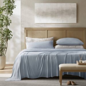 Cooling Stretch Jersey Sheet Set from Harbor House in  Blue. Cooling Stretch Jersey Sheet Set from Harbor House in  Blue. Cooling Stretch Jersey Sheet Set from Harbor House in  Blue. Cooling Stretch Jersey Sheet Set from Harbor House in  Blue. Cooling Stretch Jersey Sheet Set from Harbor House in  Blue.