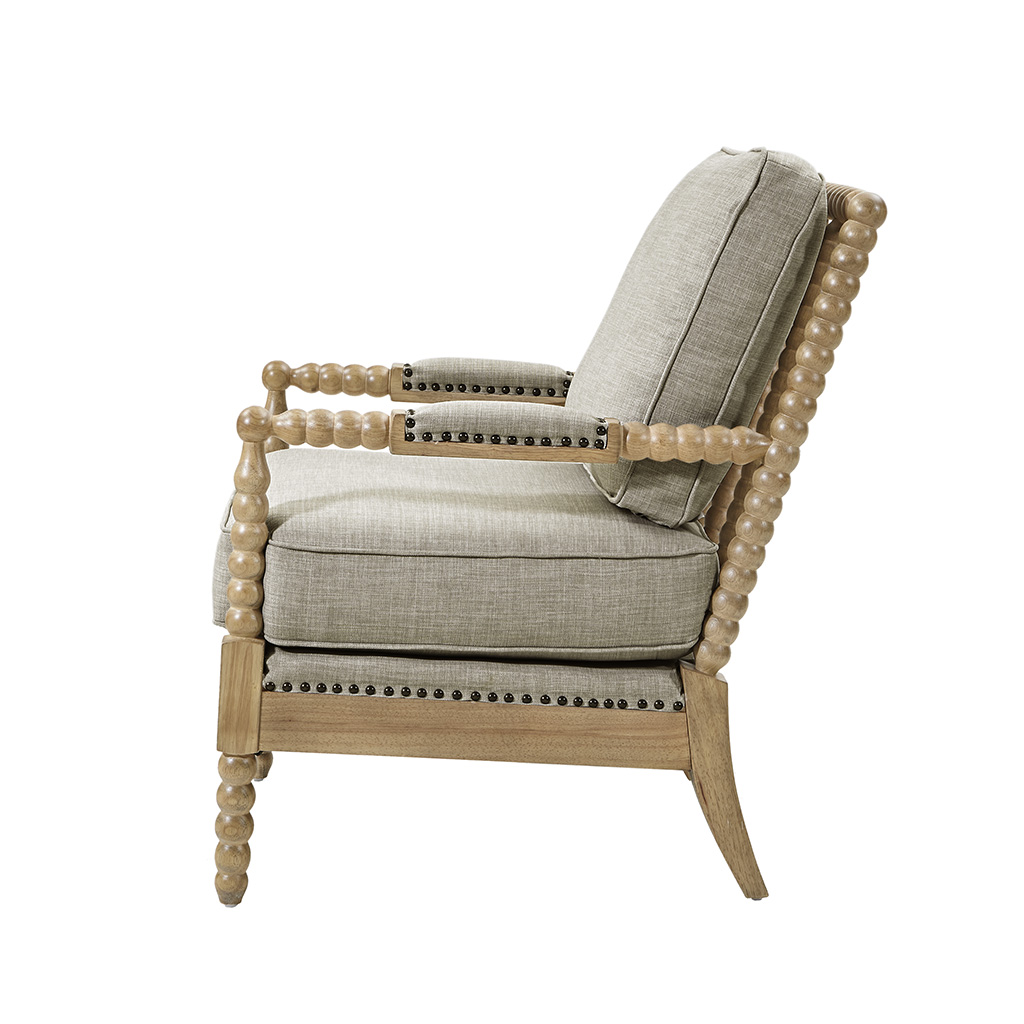 Donohue Turned Spindle Wood Accent Armchair