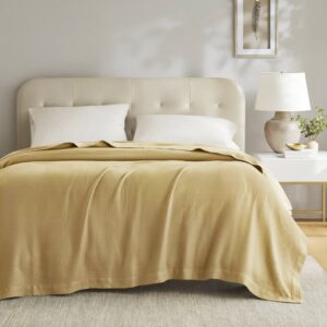 100% Certified Egyptian Cotton Blanket from Madison Park in Mustard. 100% Certified Egyptian Cotton Blanket from Madison Park in Mustard. 100% Certified Egyptian Cotton Blanket from Madison Park in Mustard. 100% Certified Egyptian Cotton Blanket from Madison Park in Mustard. 100% Certified Egyptian Cotton Blanket from Madison Park in Mustard.