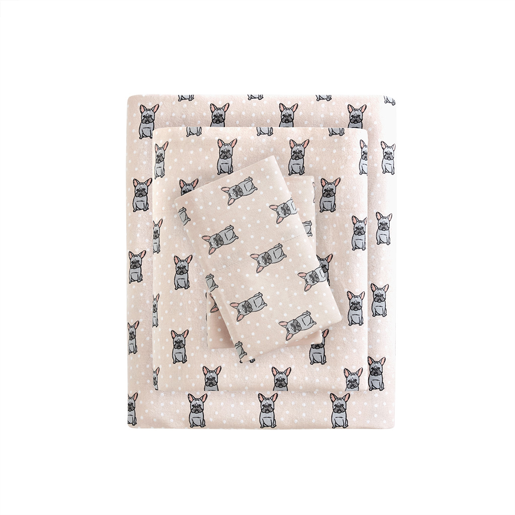 Cozy Cotton Flannel Printed Sheet Set