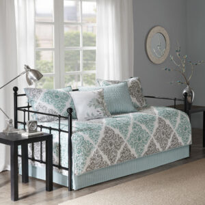 Claire 6 Piece Reversible Daybed Cover Set from Madison Park in  Aqua. Claire 6 Piece Reversible Daybed Cover Set from Madison Park in  Aqua. Claire 6 Piece Reversible Daybed Cover Set from Madison Park in  Aqua. Claire 6 Piece Reversible Daybed Cover Set from Madison Park in  Aqua. Claire 6 Piece Reversible Daybed Cover Set from Madison Park in  Aqua.