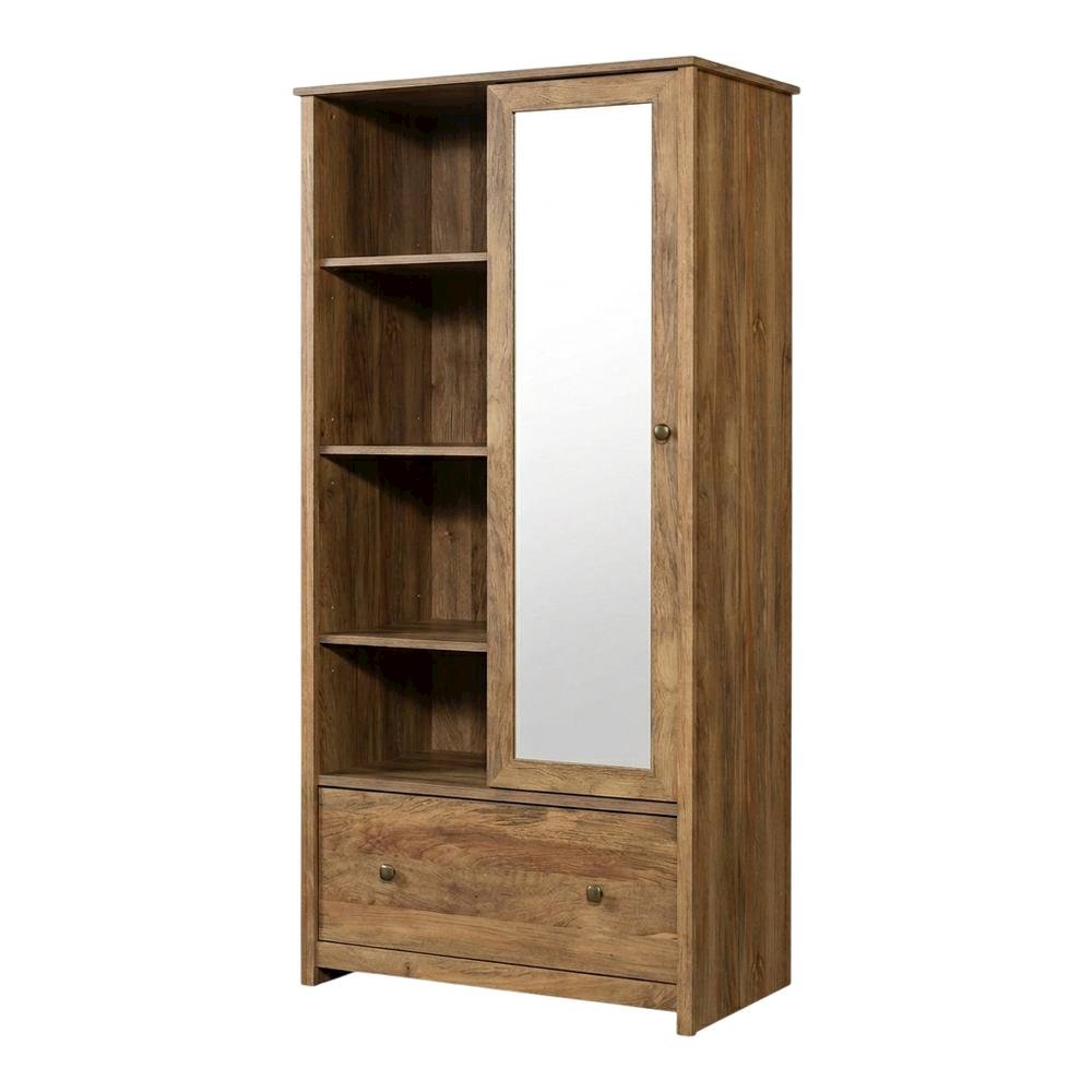 River Ranch Wardrobe Cabinet in Sindoori Mango Finish