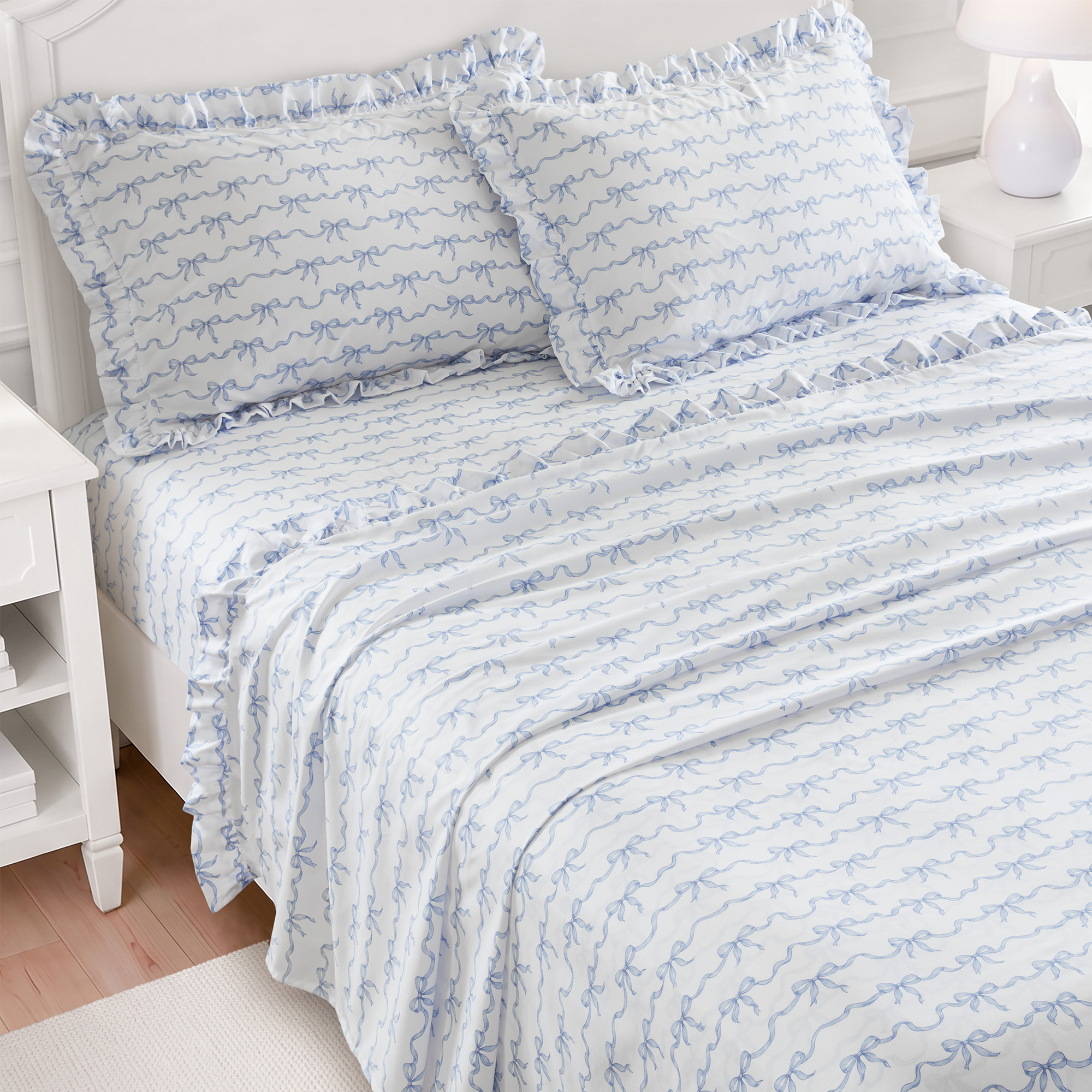 Microfiber Ruffle Sheets