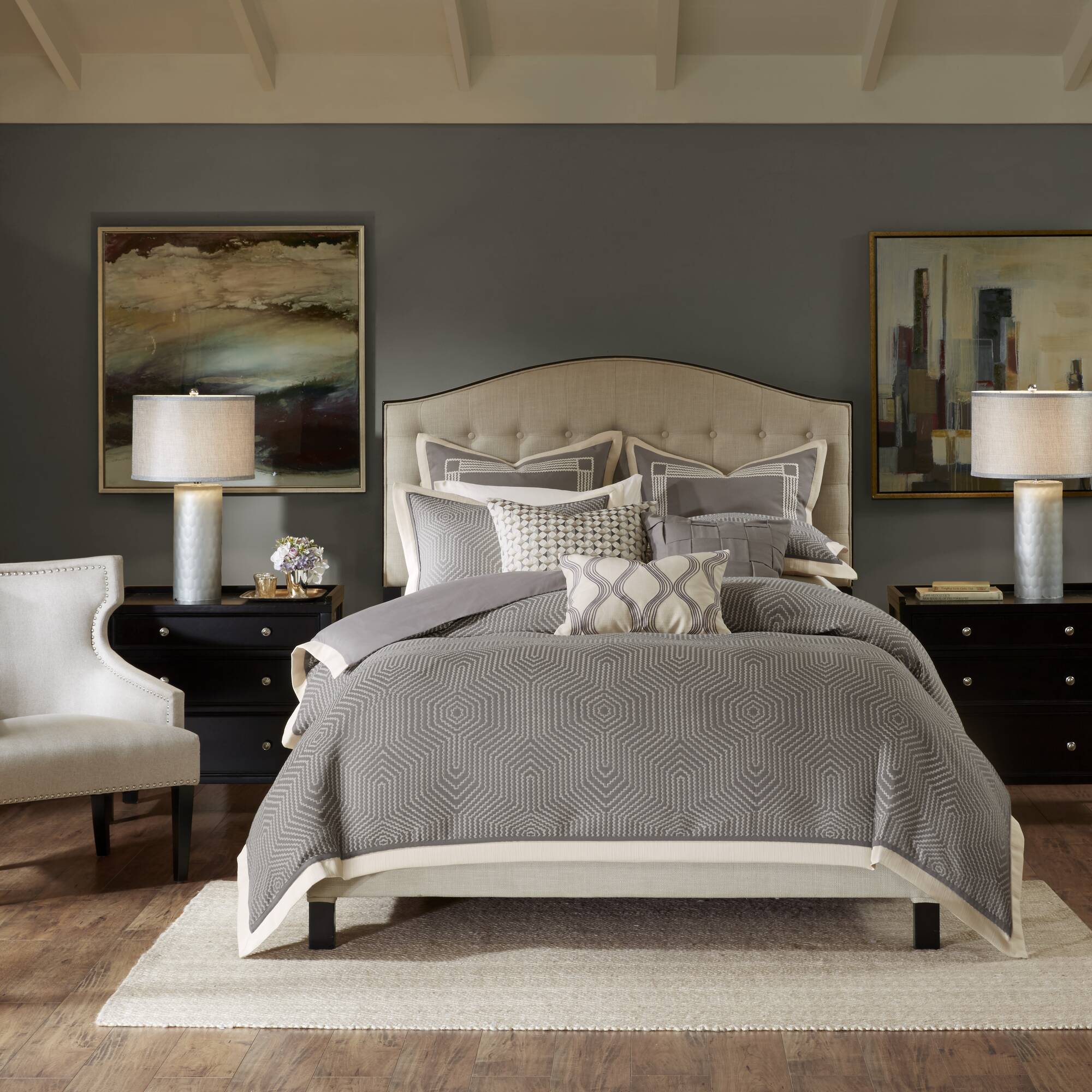 Shades of Serenity Jacquard Comforter Set
