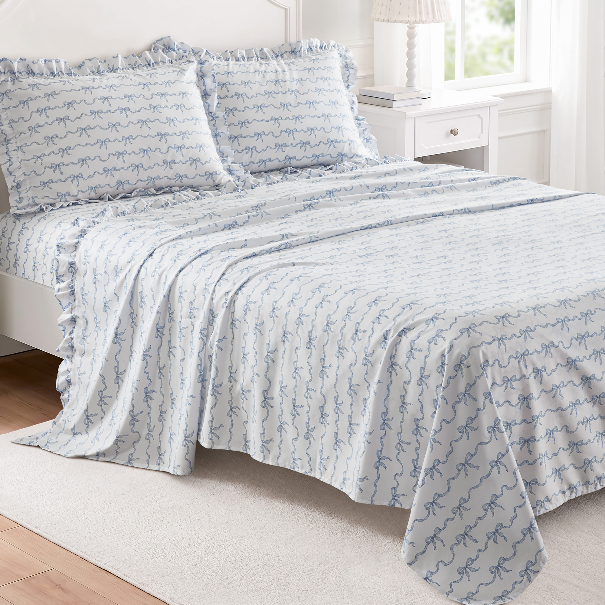 Microfiber Ruffle Sheets