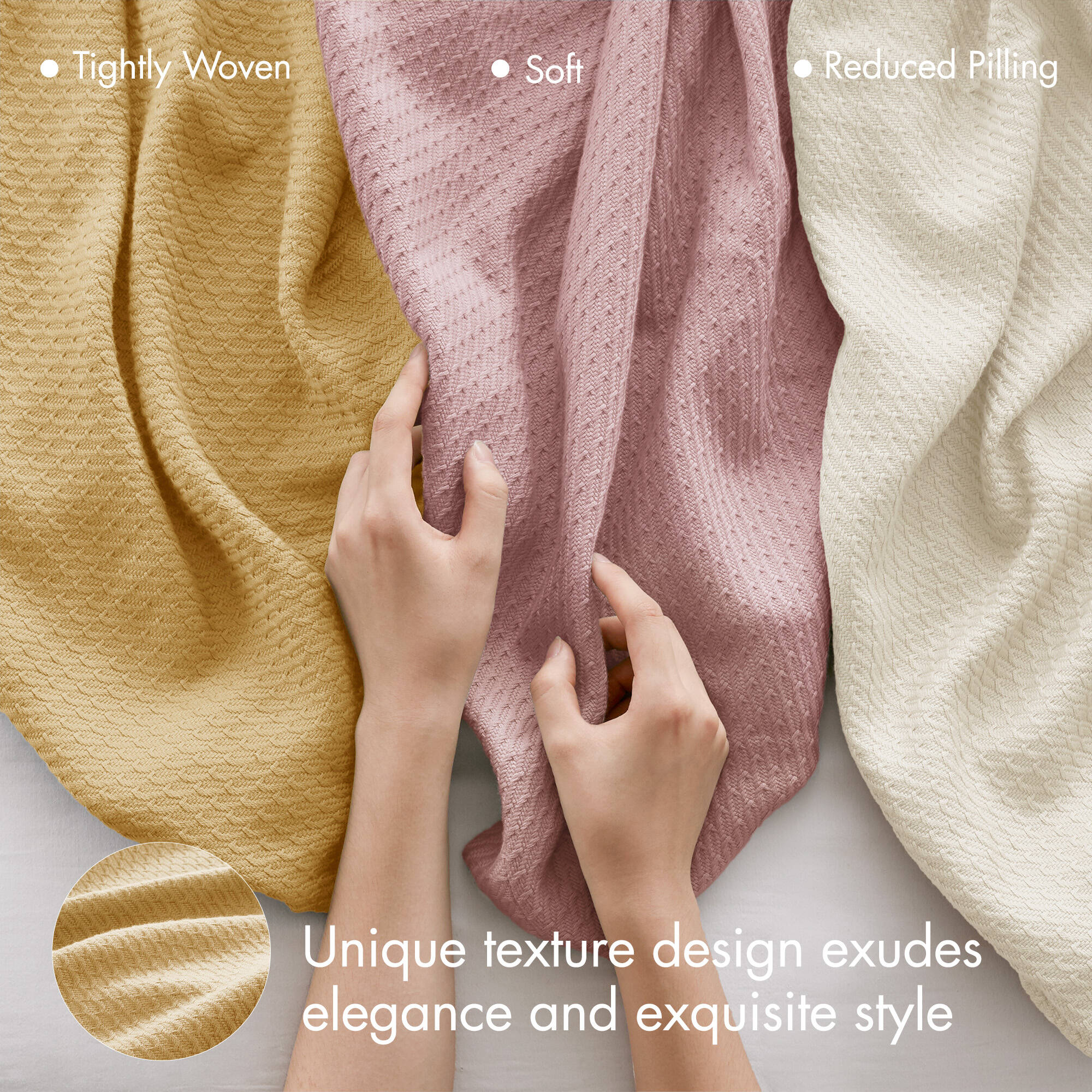 100% Certified Egyptian Cotton Blanket
