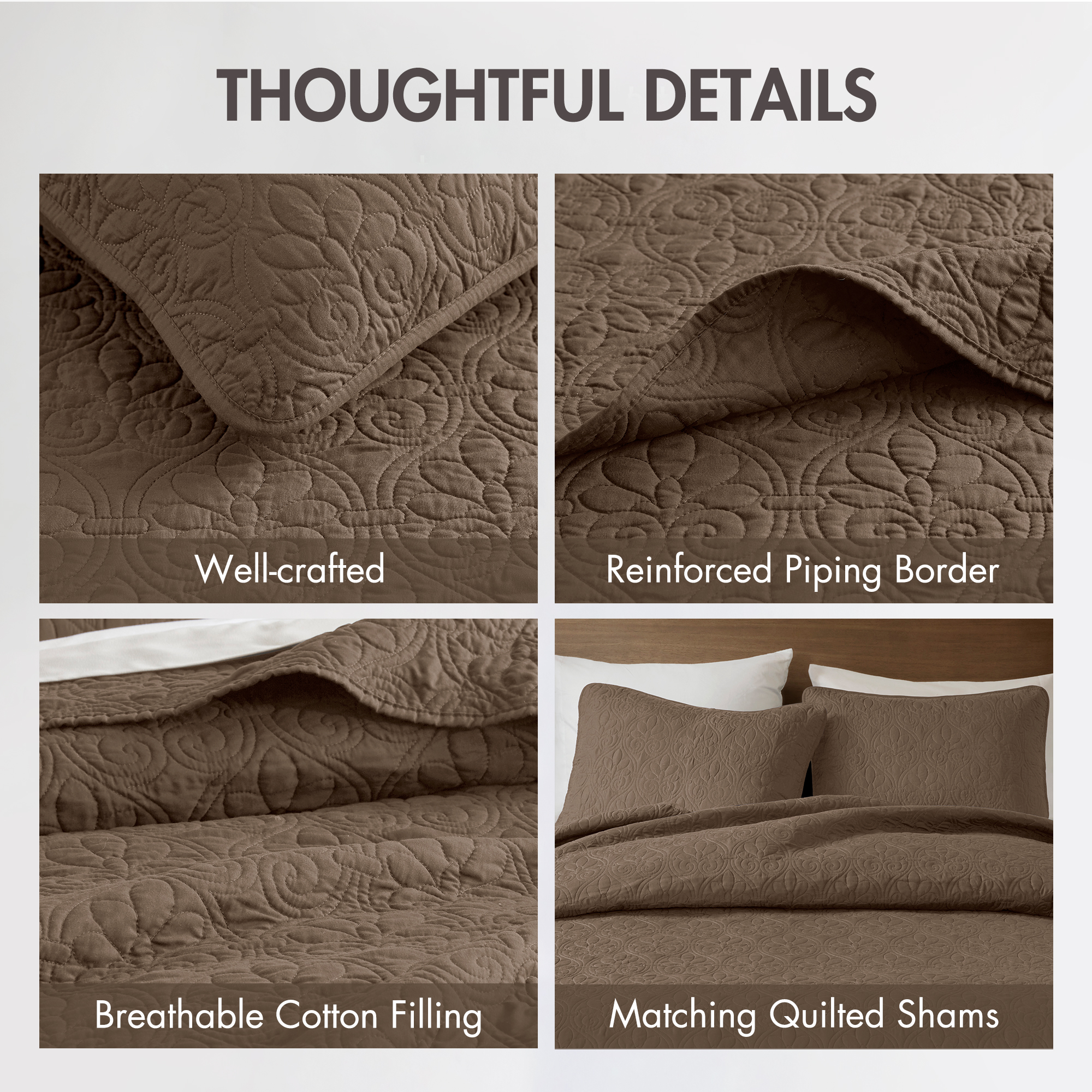 Quebec Reversible Bedspread Set