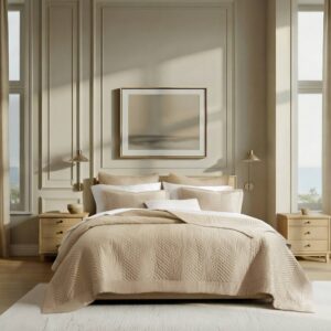 Liam Hotel 3 Piece Cotton Quilt Set from Harbor House in  Linen. Liam Hotel 3 Piece Cotton Quilt Set from Harbor House in  Linen. Liam Hotel 3 Piece Cotton Quilt Set from Harbor House in  Linen. Liam Hotel 3 Piece Cotton Quilt Set from Harbor House in  Linen. Liam Hotel 3 Piece Cotton Quilt Set from Harbor House in  Linen.