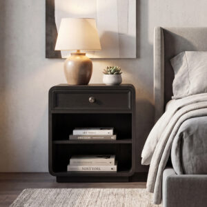 Deco Nightstand from Chapel Hill in Black Satin. Deco Nightstand from Chapel Hill in Black Satin. Deco Nightstand from Chapel Hill in Black Satin. Deco Nightstand from Chapel Hill in Black Satin. Deco Nightstand from Chapel Hill in Black Satin.