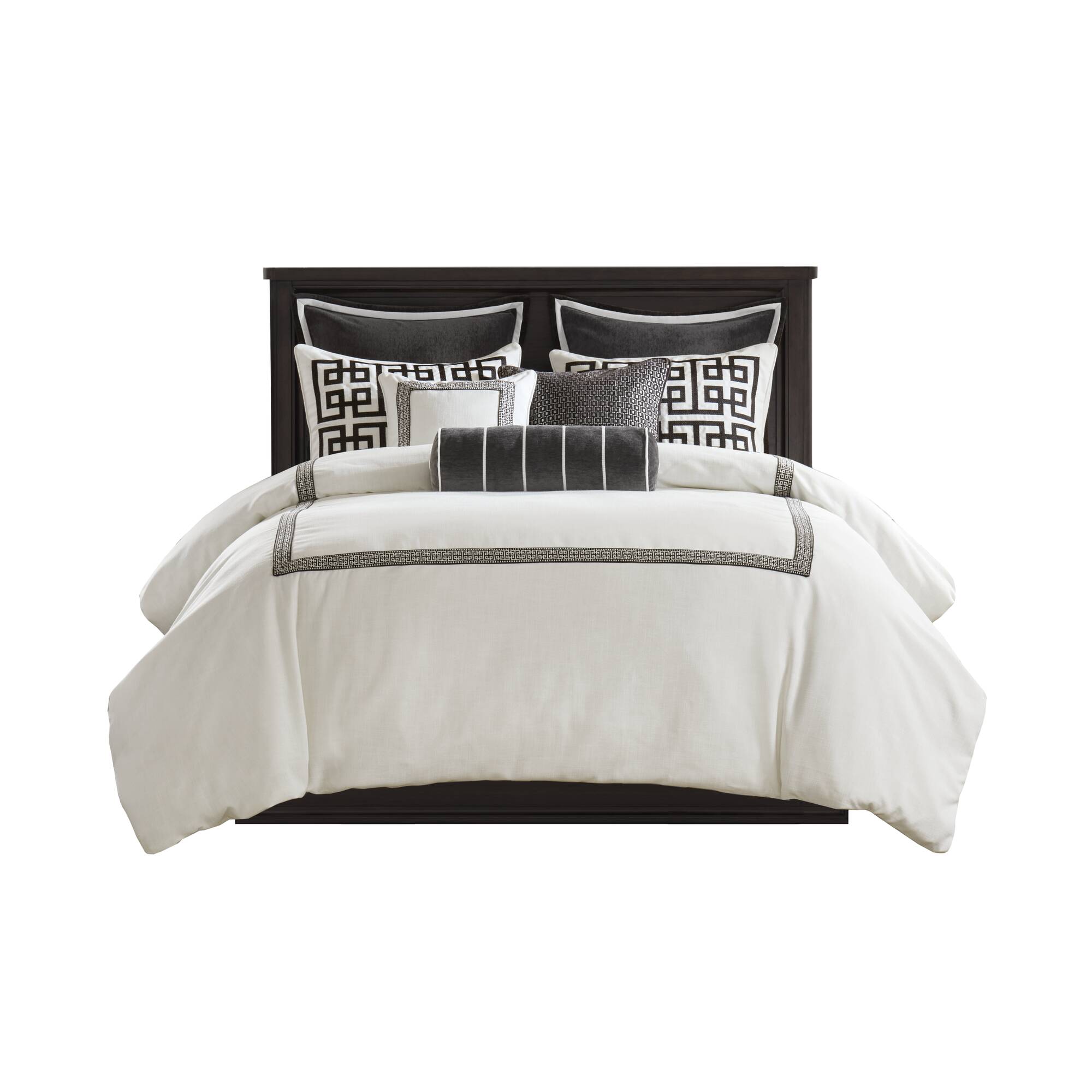 Jarvis Embroidery Oversized Duvet Style Comforter Set