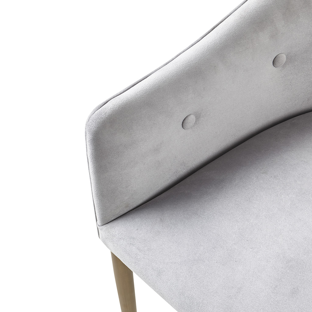 Sheraton Tufted Low Back Upholstered Arm Dining Chair Set of 2