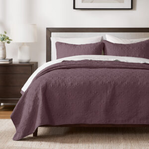 Quebec Reversible Quilt Set from Madison Park in  Purple. Quebec Reversible Quilt Set from Madison Park in  Purple. Quebec Reversible Quilt Set from Madison Park in  Purple. Quebec Reversible Quilt Set from Madison Park in  Purple. Quebec Reversible Quilt Set from Madison Park in  Purple.