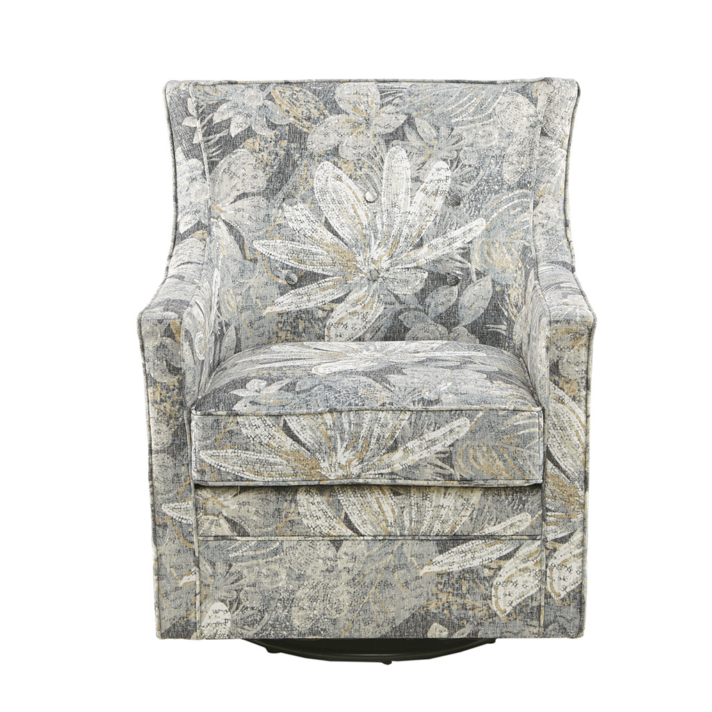 Alana Curve Back Swivel Glider Chair