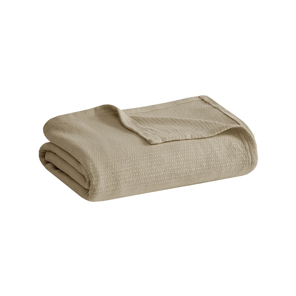 Freshspun Basketweave Cotton Blanket