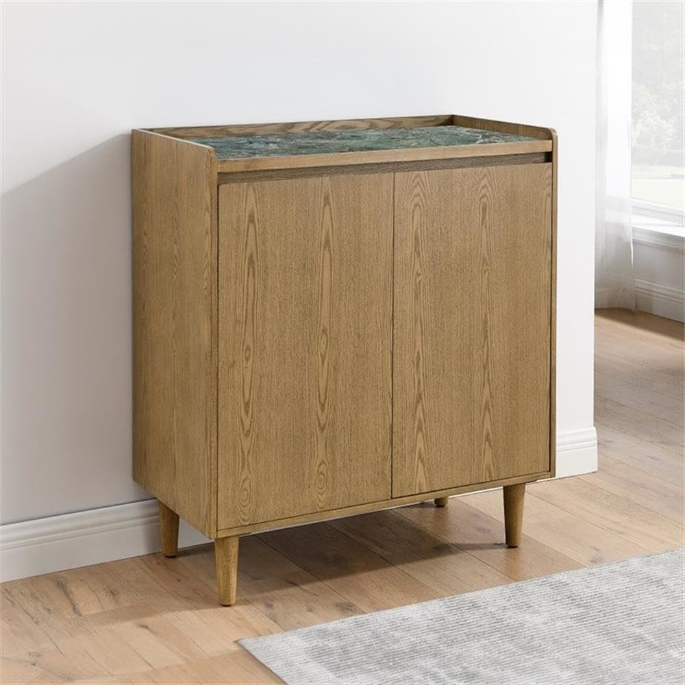 Novato Bar Cabinet with Sintered Stone Inlay Top