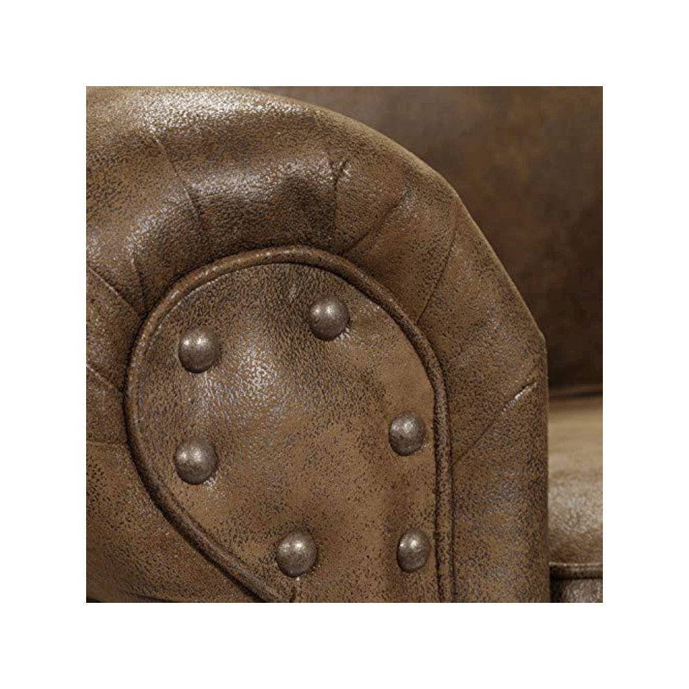 Buckskin Ottoman