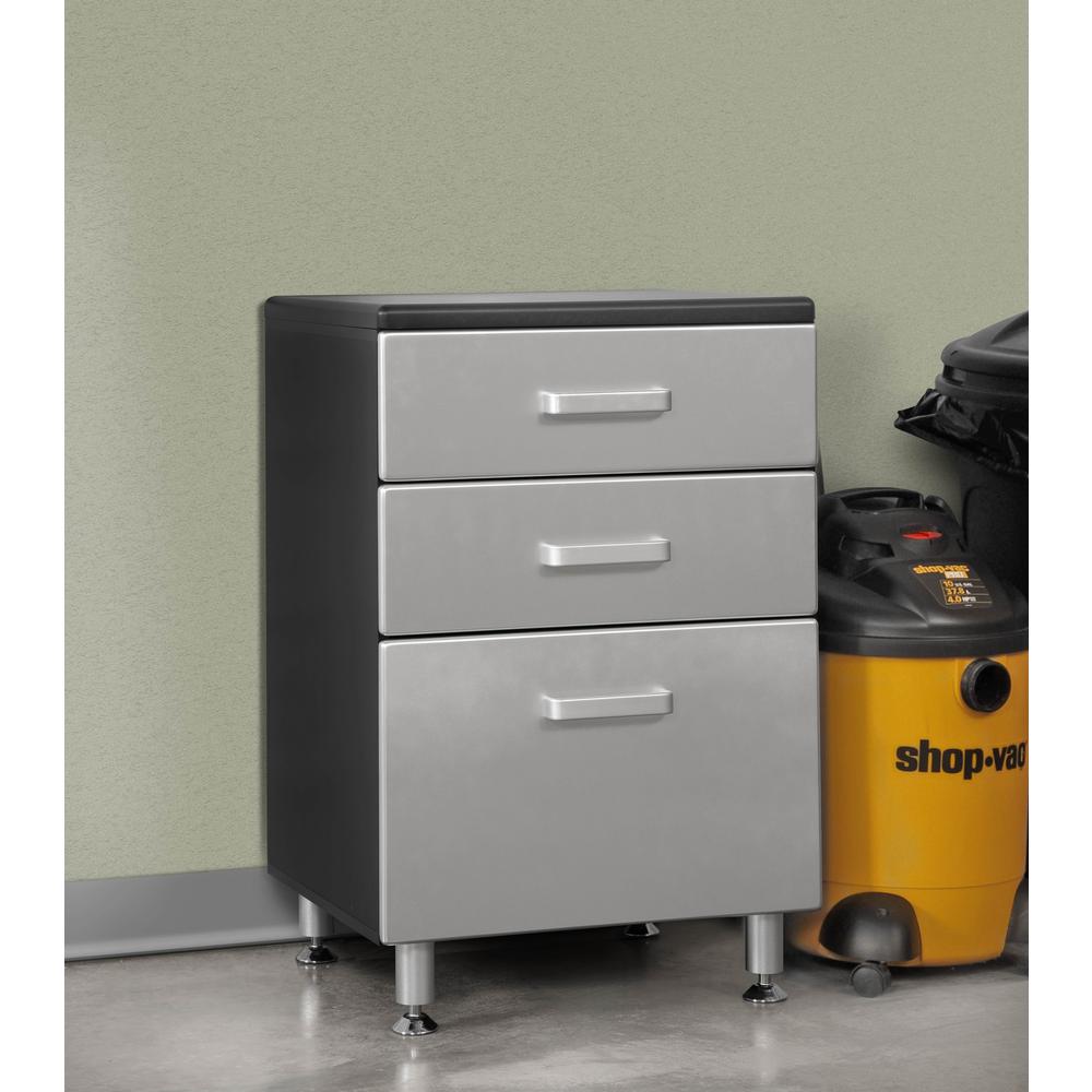 Tuff Stor 24206 Garage Storage Cabinet with Two Doors and Three Drawers