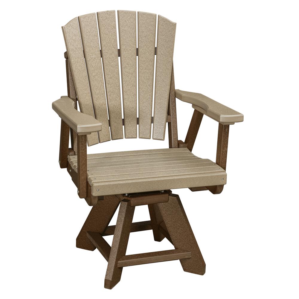 Five Piece Round Dining Height Dining Set in Weatherwood