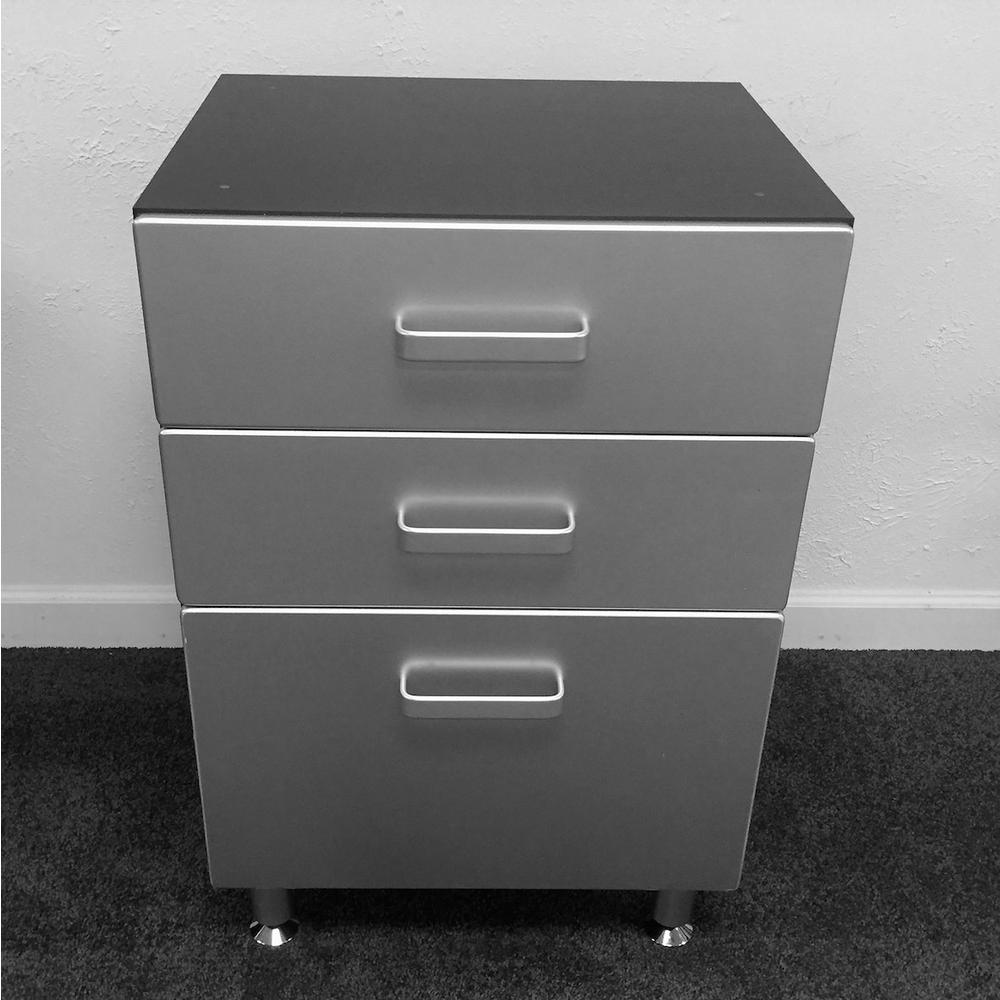 Tuff Stor 24203 Three Drawer Base Cabinet for Garage