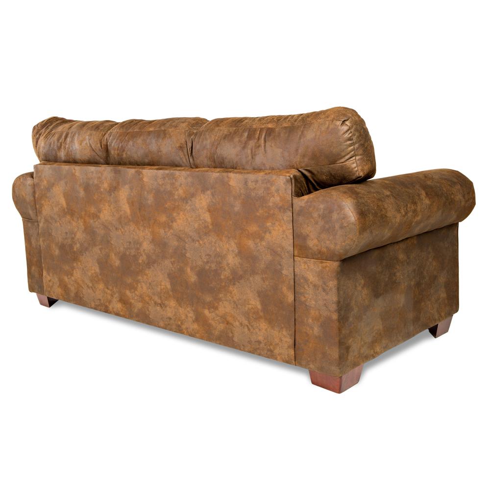 American Furniture Classics Model 8503-90 Deer Teal Lodge Tapestry Sofa