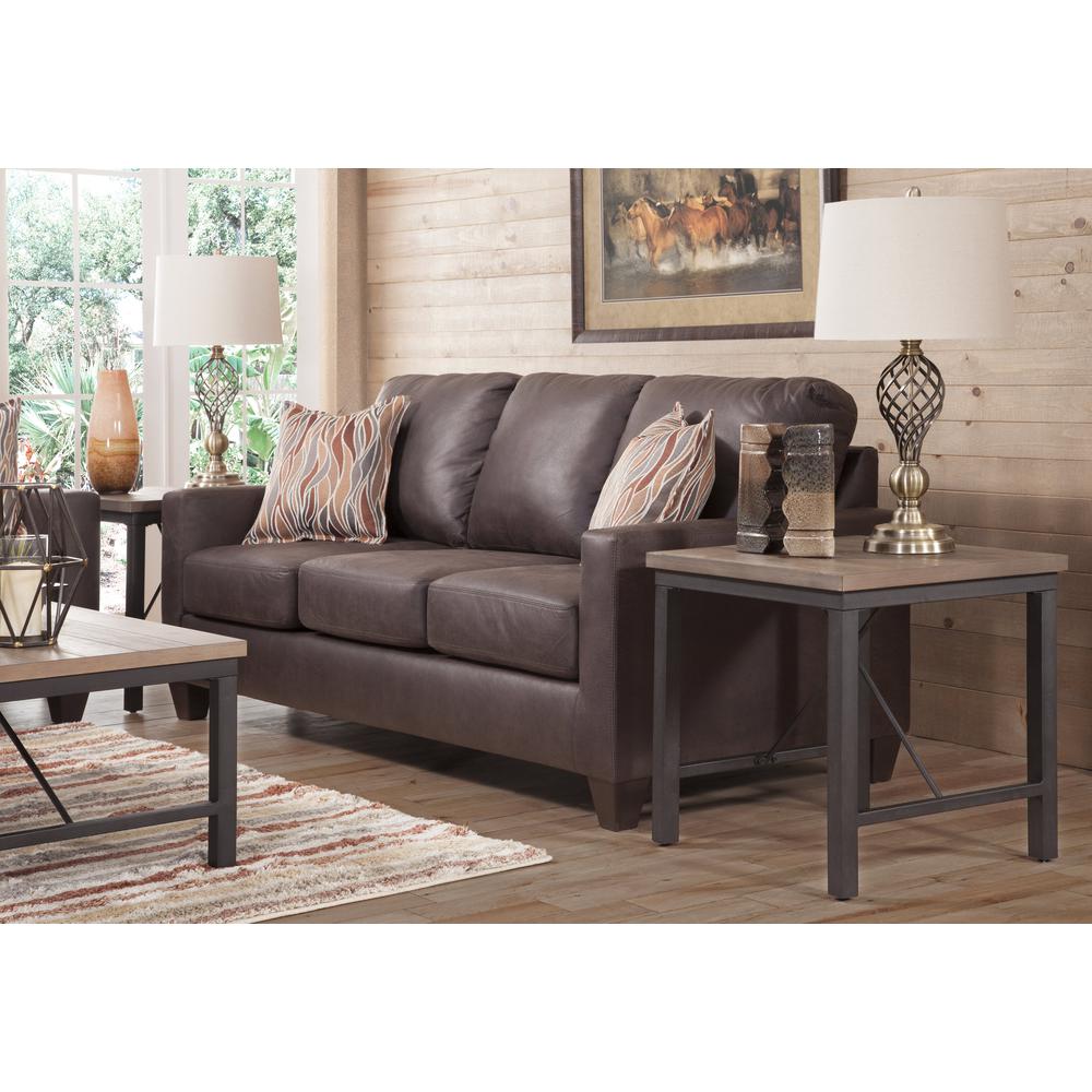 American Furniture Classics  Arm Sofa with Two Accent Pillows