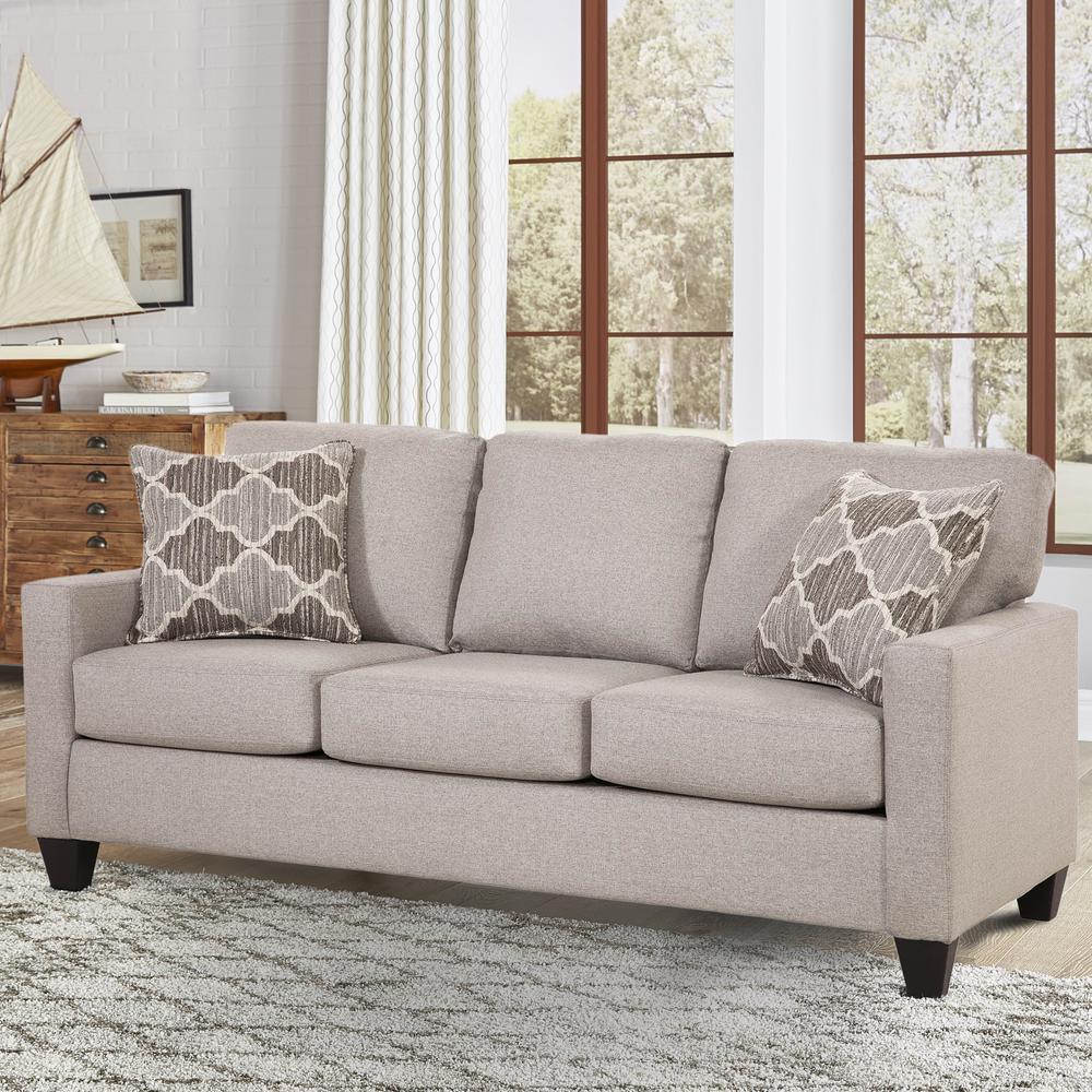 American Furniture Classics Sofa with Two Accent Pillows