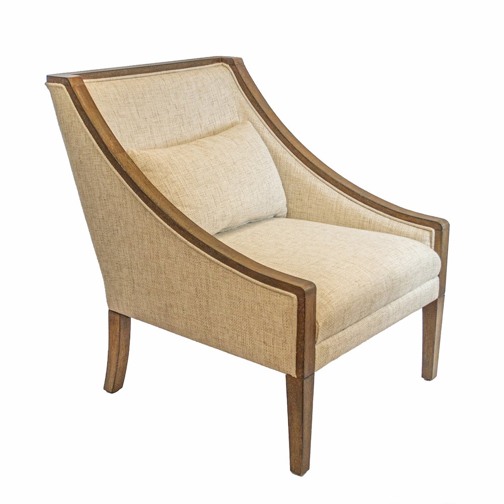 OS Home Occasional Side Accent Chair Model DS305 Desert Ivory
