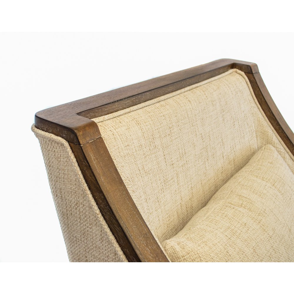 OS Home Occasional Side Accent Chair Model DS305 Desert Ivory