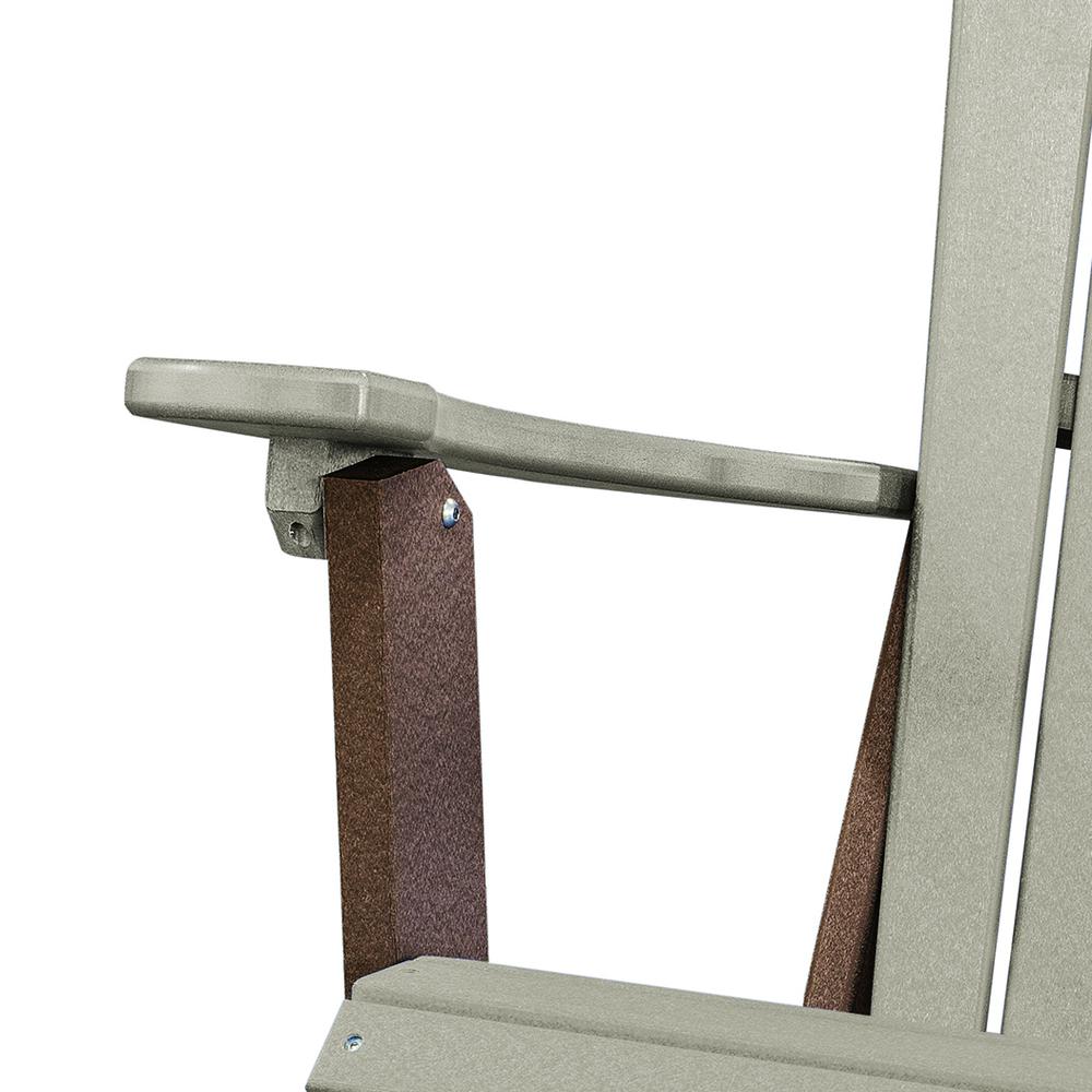 Fan Back Folding Adirondack Chair Made in the USA- Weatherwood