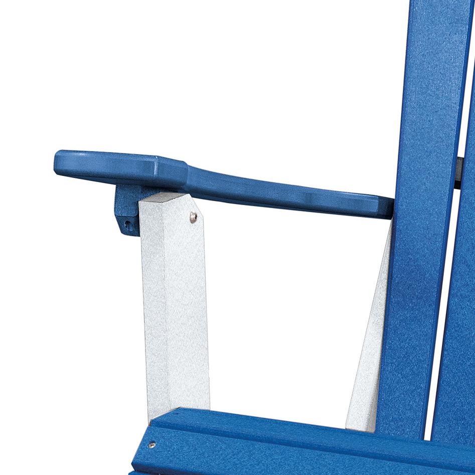 Fan Back Folding Adirondack Chair Made in the USA- Blue