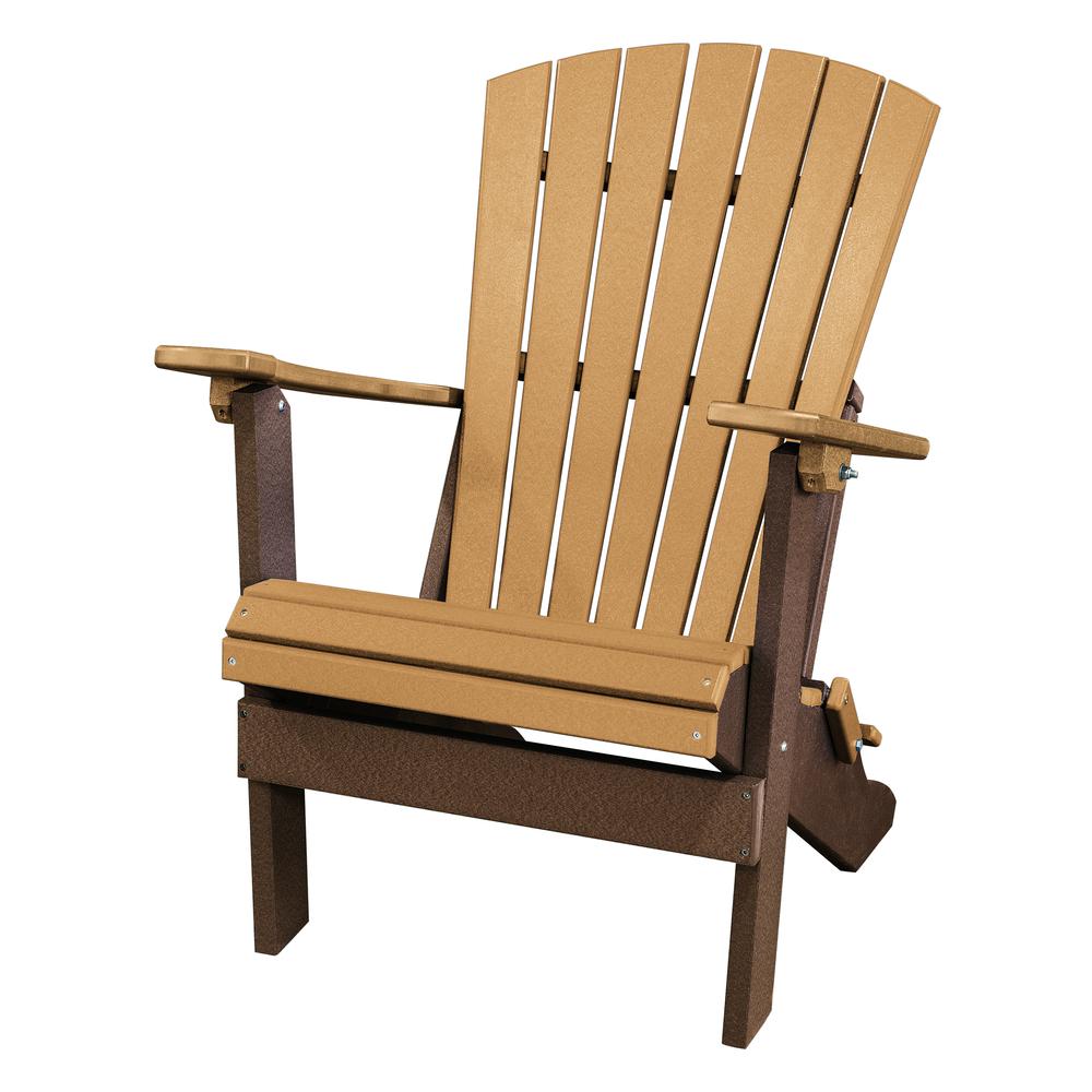 Fan Back Folding Adirondack Chair Made in the USA- Cedar