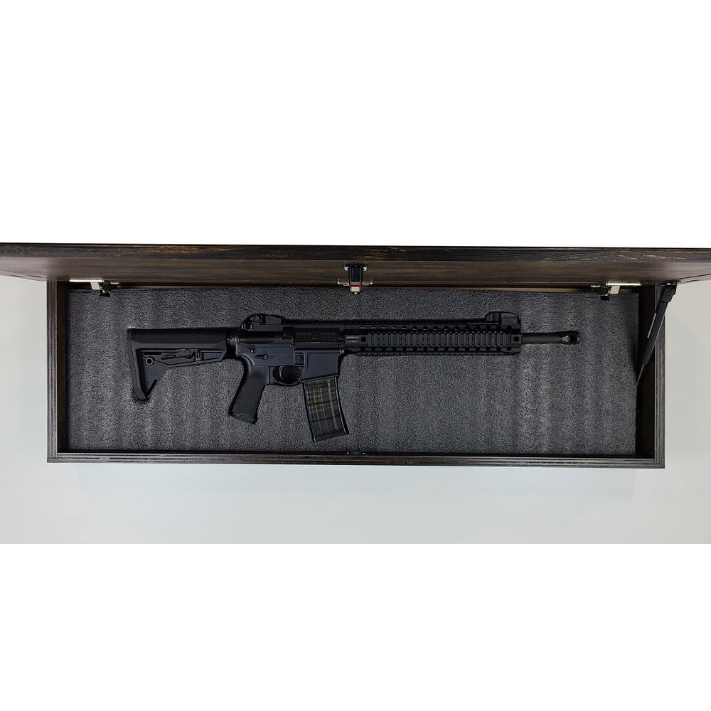 Locking Gun Concealment Compartment