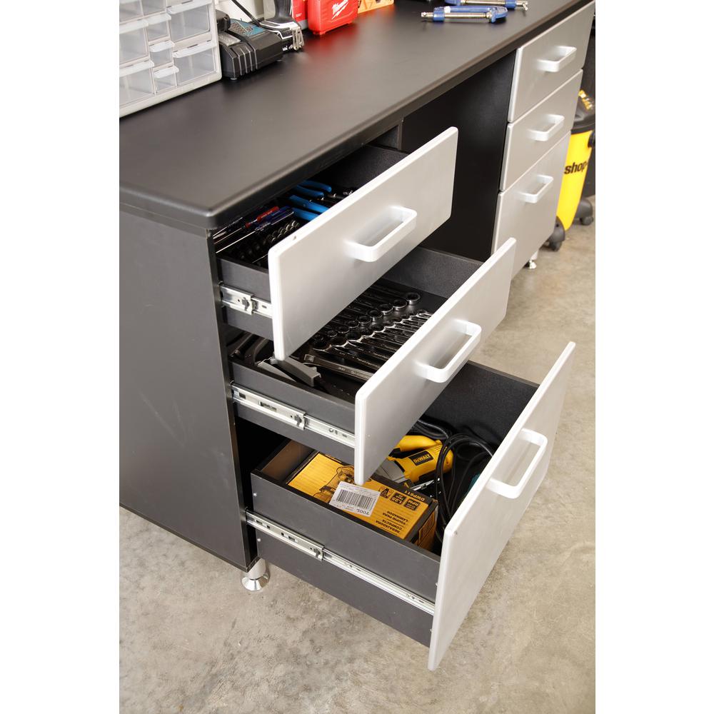 Tuff Stor 24203 Three Drawer Base Cabinet for Garage